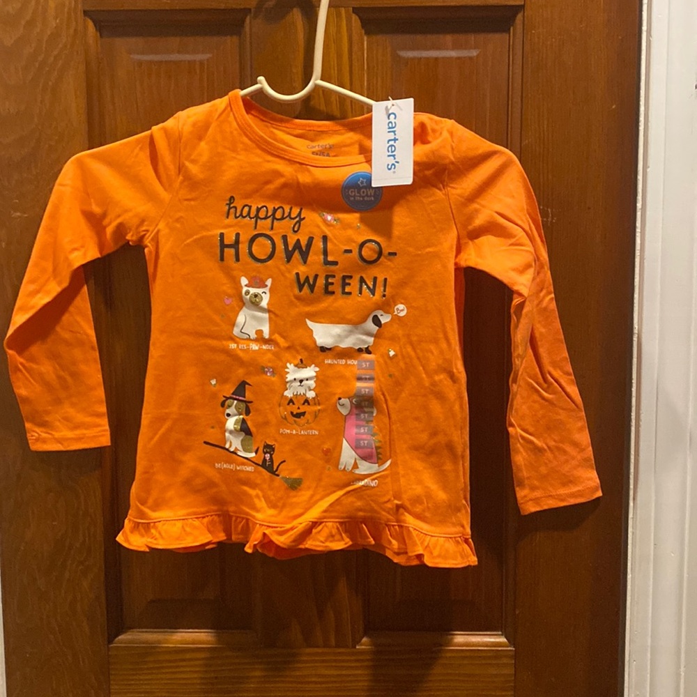 Carter’s 5t halloween shirt brand new w/tags